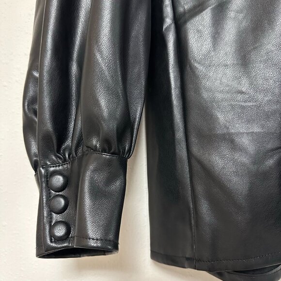 Dolce Cabo Faux Leather Top - Picture 5 of 11